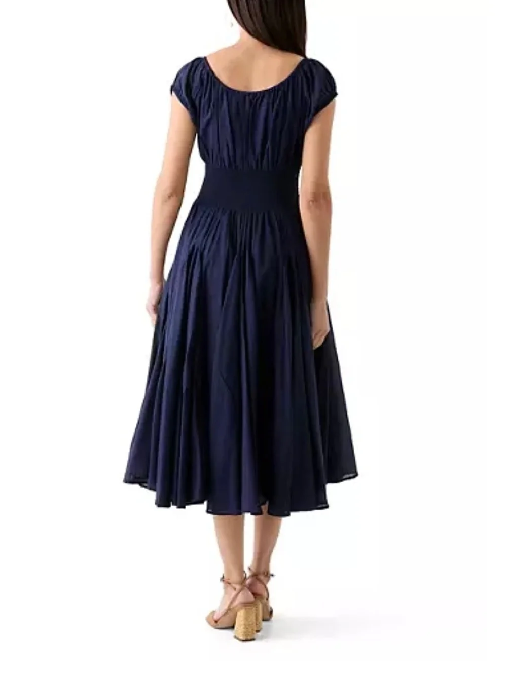 Navy Blue Cotton Philosophy Dress Size L